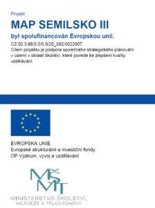 Plakát projektu MAP III